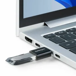 StarTech.com USB-C to USB-A Adapter, USB 5Gbps, Compact USB-C Male to USB-A Female Adapter, Durable Metal Housing, M/F