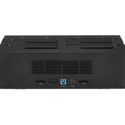 StarTech.com USB 3.0 to 4-Bay SATA 6Gbps Hard Drive Docking Station w/ UASP & Dual Fans - 2.5/3.5in SSD / HDD Dock