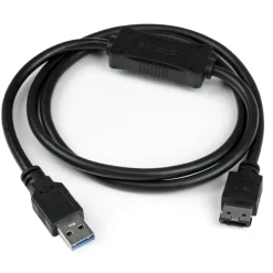 StarTech.com USB 3.0 to eSATA HDD/SSD/ODD Adapter Cable - 3ft eSATA Hard Drive to USB 3.0 Adapter Cable - USB3S2ESATA3