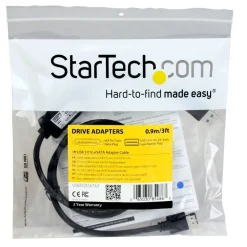 StarTech.com USB 3.0 to eSATA HDD/SSD/ODD Adapter Cable - 3ft eSATA Hard Drive to USB 3.0 Adapter Cable - USB3S2ESATA3