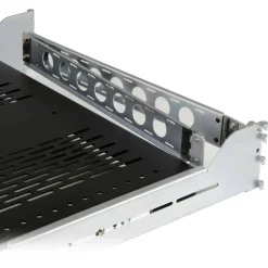 StarTech.com 2U Vented Sliding Rack Shelf w/ Cable Management Arm & Adjustable Mounting Depth - 50lbs / 22.7kg
