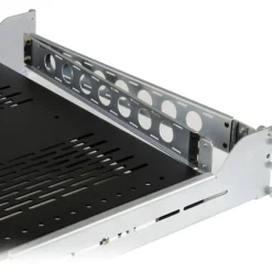 StarTech.com 2U Vented Sliding Rack Shelf w/ Cable Management Arm & Adjustable Mounting Depth - 50lbs / 22.7kg