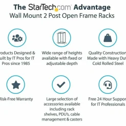 StarTech.com 12U Wallmount Server Rack- Equipment rack - 12 - 20 in. Depth