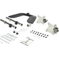 StarTech.com Vertical Dual Monitor Stand - For up to 27 VESA Monitors - Aluminum - Adjustable - Tilt - ARMDUOVS