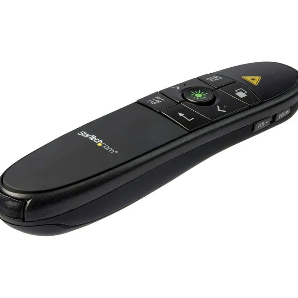 StarTech.com Wireless Presentation Remote with Green Laser Pointer - 90ft)