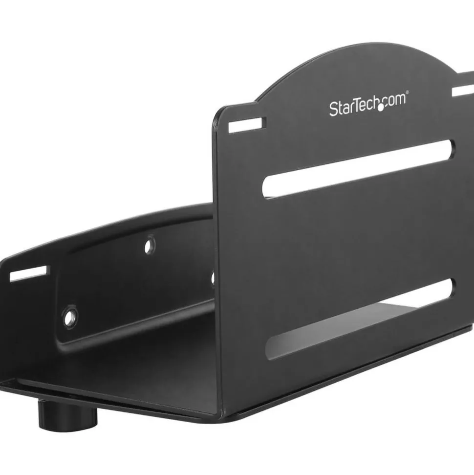 StarTech CPU Mount - Adjustable Computer Wall Mount - PC Wall Mount - CPU Wall Mount - Adjustable Width 4.8 to 8.3in - Heavy-duty Metal