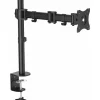 StarTech Desk Mount Monitor Arm 34" (17.6lb/8kg) VESA Displays, Articulating Monitor Pole Mount, Height Adjustable, Clamp/Grommet