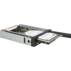 StarTech 2 Drive 2.5in Trayless Hot Swap SATA Mobile Rack Backplane - Storage bay adapter - black