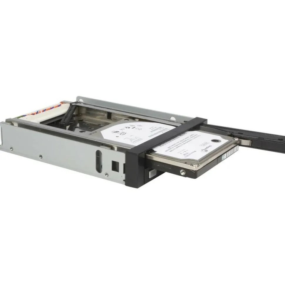StarTech 2 Drive 2.5in Trayless Hot Swap SATA Mobile Rack Backplane - Storage bay adapter - black