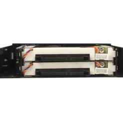 StarTech 2 Drive 2.5in Trayless Hot Swap SATA Mobile Rack Backplane - Storage bay adapter - black