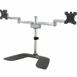 StarTech Dual Monitor Stand, Ergonomic Desktop Monitor Stand for up to 32