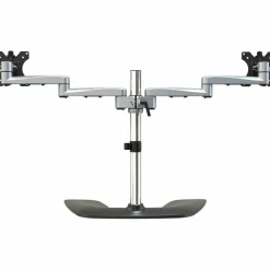 StarTech Dual Monitor Stand, Ergonomic Desktop Monitor Stand for up to 32