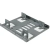 StarTech Dual 2.5" to 3.5" HDD Bracket for SATA Hard Drives, 2 Drive 2.5" to 3.5" Bracket for Mounting Bay, TAA