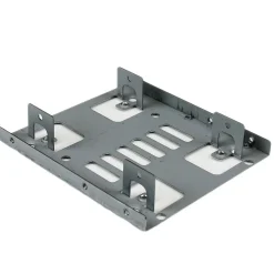 StarTech Dual 2.5" to 3.5" HDD Bracket for SATA Hard Drives, 2 Drive 2.5" to 3.5" Bracket for Mounting Bay, TAA