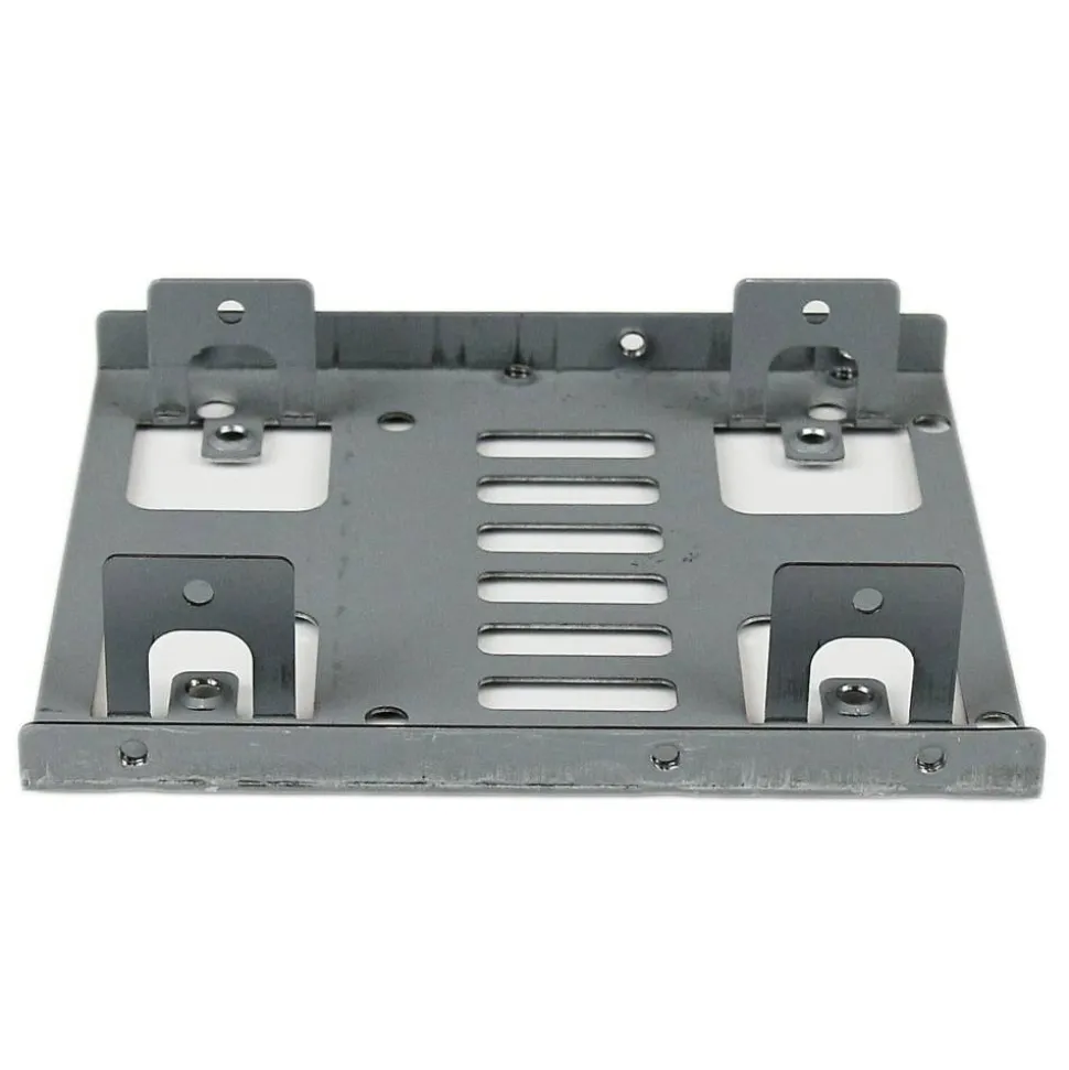 StarTech Dual 2.5" to 3.5" HDD Bracket for SATA Hard Drives, 2 Drive 2.5" to 3.5" Bracket for Mounting Bay, TAA
