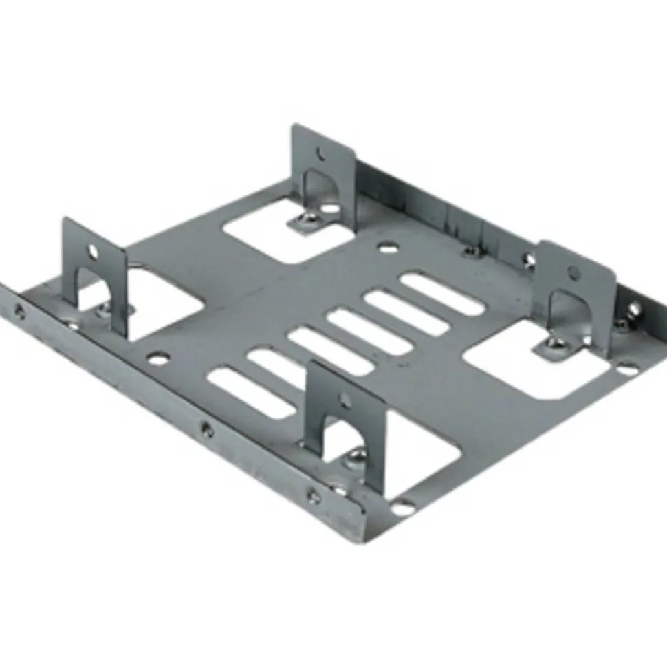 StarTech Dual 2.5" to 3.5" HDD Bracket for SATA Hard Drives, 2 Drive 2.5" to 3.5" Bracket for Mounting Bay, TAA