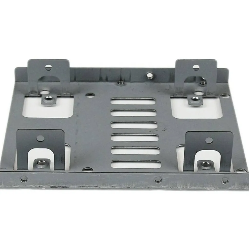 StarTech Dual 2.5" to 3.5" HDD Bracket for SATA Hard Drives, 2 Drive 2.5" to 3.5" Bracket for Mounting Bay, TAA