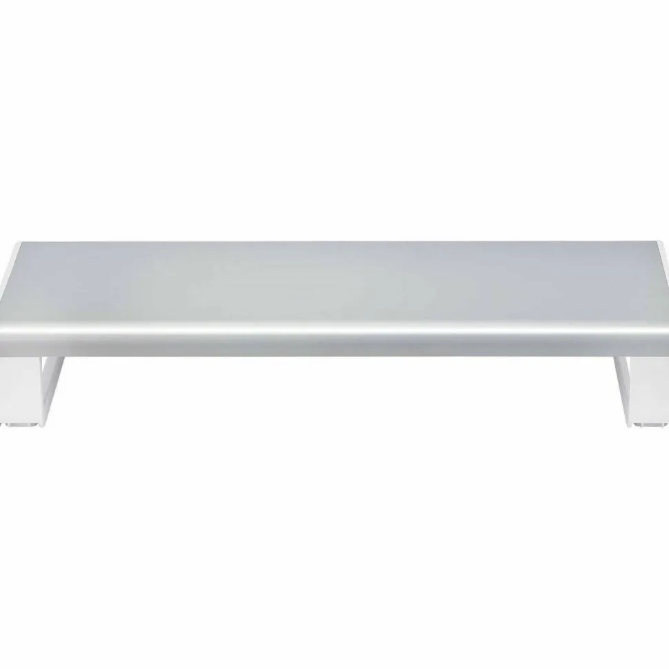 StarTech Ergonomic Monitor Riser Stand, Up to 33lb/15kg, Fixed height 3.5in/9cm, Desktop Computer Monitor/Laptop Riser, Steel, TAA