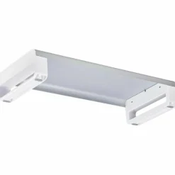 StarTech Ergonomic Monitor Riser Stand, Up to 33lb/15kg, Fixed height 3.5in/9cm, Desktop Computer Monitor/Laptop Riser, Steel, TAA