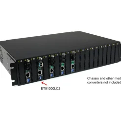 StarTech Fiber Media Converter Gigabit 1000Mbps MM Fibre LC 550m, TAA