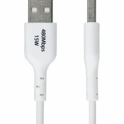 StarTech 3ft (91cm) USB-A to USB-C Charging Cable, Charge & Sync, 3A, USB 2.0, TPE Jacket - White USB Charging Cord