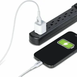 StarTech 3ft (91cm) USB-A to USB-C Charging Cable, Charge & Sync, 3A, USB 2.0, TPE Jacket - White USB Charging Cord