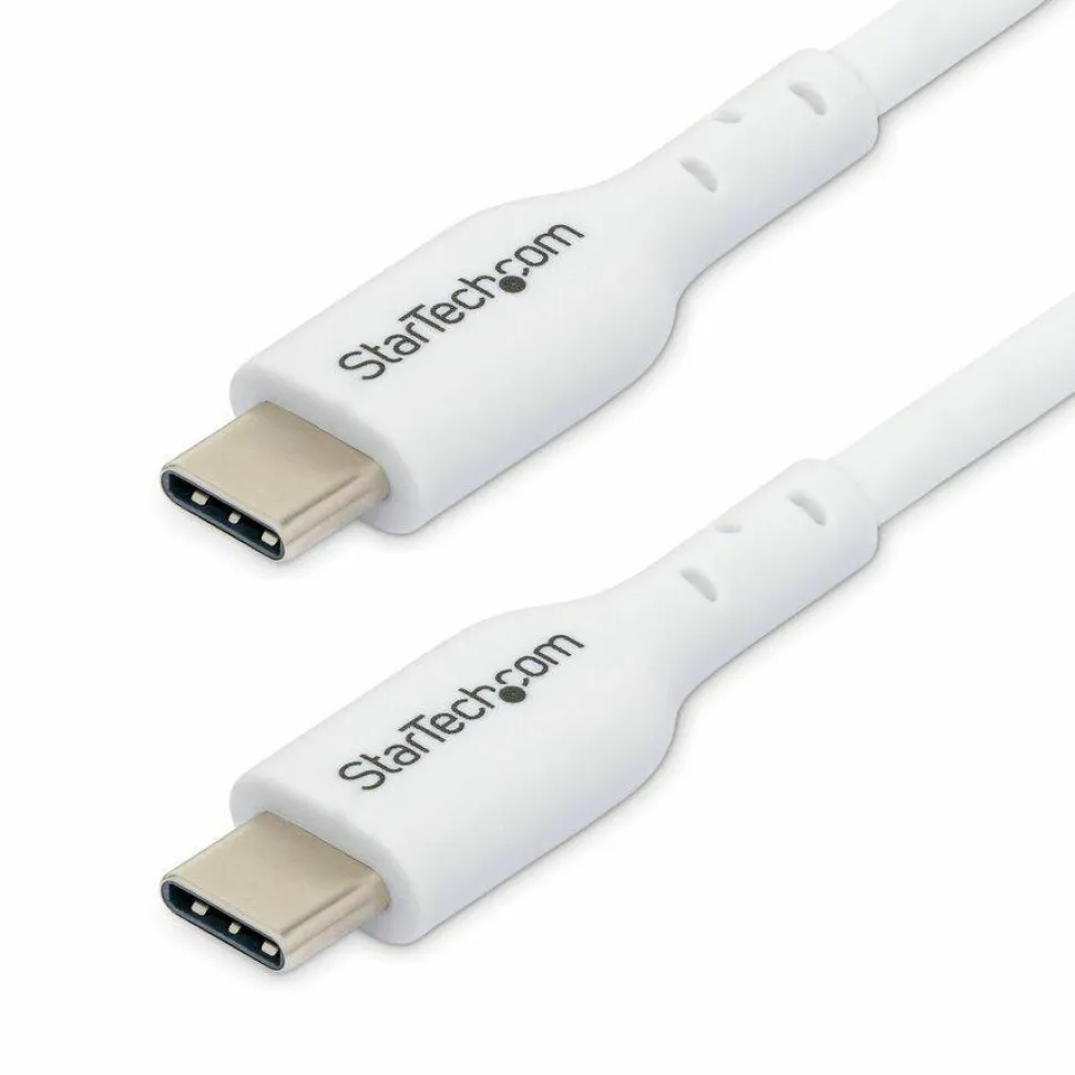 StarTech 3ft (91cm) USB-C Charging Cable, Charge & Sync, 60W (3A) PD, USB 2.0 Laptop Charger Cable, TPE Jacket - USB C Charging Cord