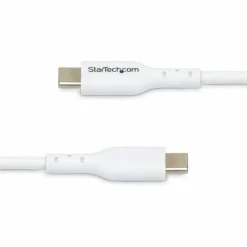 StarTech 3ft (91cm) USB-C Charging Cable, Charge & Sync, 60W (3A) PD, USB 2.0 Laptop Charger Cable, TPE Jacket - USB C Charging Cord