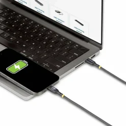StarTech 3ft (91cm) USB-C Charging Cable, Charge & Sync, 240W (5A) PD EPR, USB 2.0 Laptop Charger Cable, USB-IF Certified , TPE Jacket