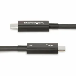 StarTech 6ft (2m) Active Thunderbolt 4 Cable, 40Gbps, 100W PD, 4K/8K Video, Intel-Certified, Compatible w/Thunderbolt 3/USB 3.2/DisplayPort