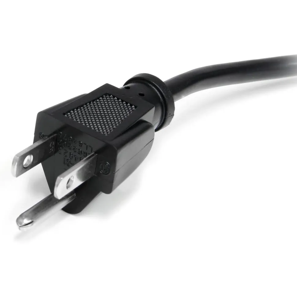 StarTech 10ft (3m) Computer Power Cord, NEMA 5-15P to C13, 10A 125V, 18AWG, Black Replacement AC PC Power Cord, TV/Monitor Power Cable