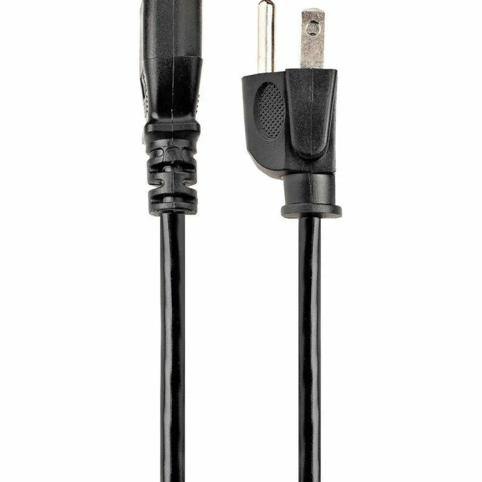 StarTech 10ft (3m) Computer Power Cord, NEMA 5-15P to C13, 10A 125V, 18AWG, Black Replacement AC PC Power Cord, TV/Monitor Power Cable
