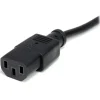 StarTech 10ft (3m) Heavy Duty Power Cord, NEMA 5-15P to C13, 15A 125V 14AWG, Replacement AC Computer Power Cord, PC Power Supply Cable