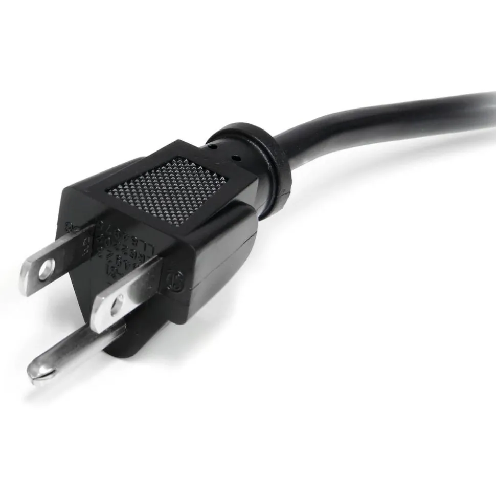 StarTech 10ft (3m) Heavy Duty Power Cord, NEMA 5-15P to C13, 15A 125V 14AWG, Replacement AC Computer Power Cord, PC Power Supply Cable