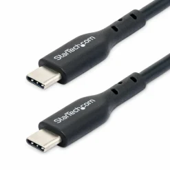 StarTech 10ft (3m) USB-C Charging Cable, Charge & Sync, 60W (3A) PD, USB 2.0 Laptop Charger Cable, TPE Jacket - USB C Charging Cord