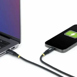 StarTech 10ft (3m) USB-C Charging Cable, Durable and Ultra-Flexible, 240W (5A) PD EPR, Rugged USB 2.0 Laptop charger Cord, USB-IF