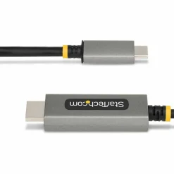 StarTech 6ft (2m) USB-C to HDMI Adapter Cable, 8K 60Hz, 4K 144Hz, HDR10, USB Type-C to HDMI 2.1 Converter, USB-C/USB4/TB3/4 Compatible
