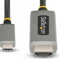 StarTech 3ft (1m) USB-C to HDMI Adapter Cable, 8K 60Hz, 4K 144Hz, HDR10, USB Type-C to HDMI 2.1 Converter, USB-C/USB4/TB3/4 Compatible
