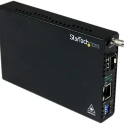 StarTech Gigabit Ethernet Fiber Media Converter with Open SFP Slot, TAA