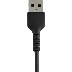StarTech 6 inch/15cm Durable Black USB-A to Lightning Cable, Rugged Heavy Duty Charging/Sync Cable for Apple iPhone/iPad MFi Certified