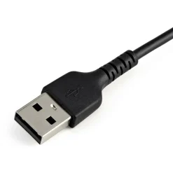 StarTech 6 inch/15cm Durable Black USB-A to Lightning Cable, Rugged Heavy Duty Charging/Sync Cable for Apple iPhone/iPad MFi Certified