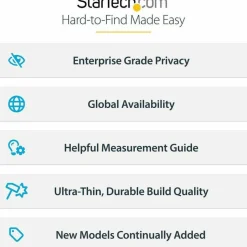 StarTech 16-inch 16:10 Flip-Up Privacy Screen w/Touch, Anti-Glare Privacy Filter, Laptop Monitor Screen Protector, Blue Light Filter