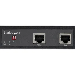 StarTech Industrial Gigabit PoE Splitter, 90W Power over Ethernet PoE++ Splitter, 12-48VDC Splitter 802.3bt Ultra PoE -40 to +75C, TAA