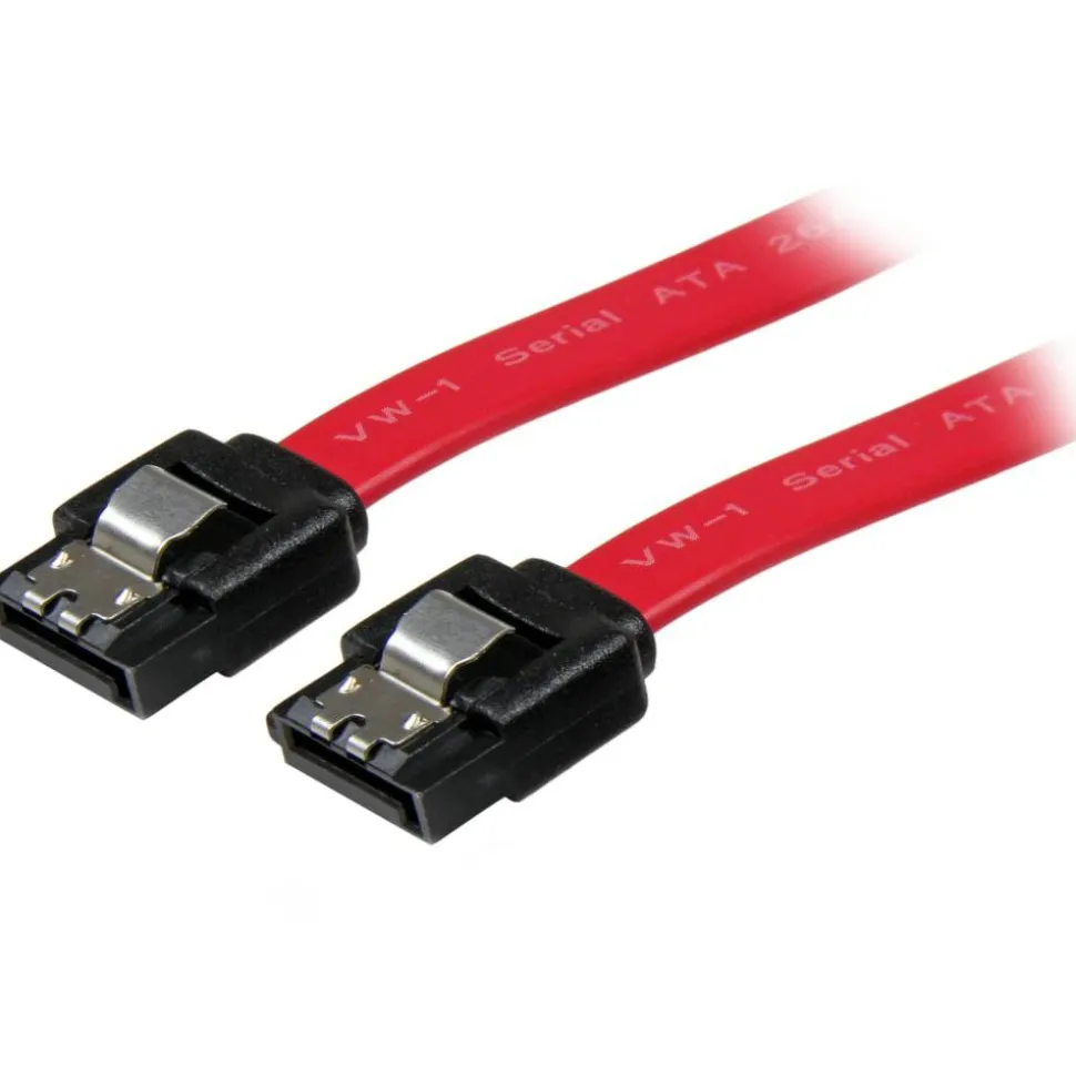 StarTech Latching SATA Cable - Latching SATA connectors, for securely fastened hard drive installations.