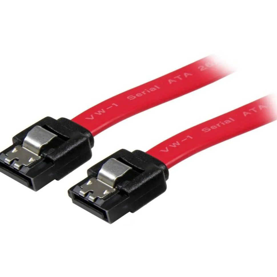 StarTech Latching SATA Cable - Latching SATA connectors, for securely fastened hard drive installations.