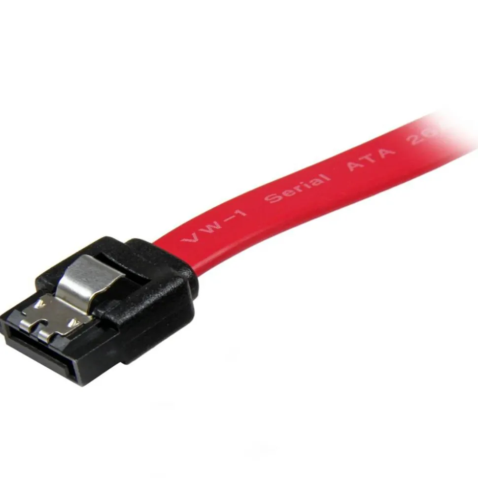 StarTech Latching SATA Cable - Latching SATA connectors, for securely fastened hard drive installations.