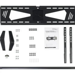 StarTech Low Profile TV Mount - Fixed - Anti-Theft - Flat Screen TV Wall Mount for 37" to 75" TVs - VESA Wall Mount