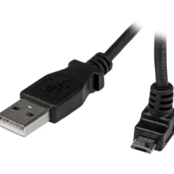 StarTech 1m Micro USB Cable - A to Up Angle Micro B