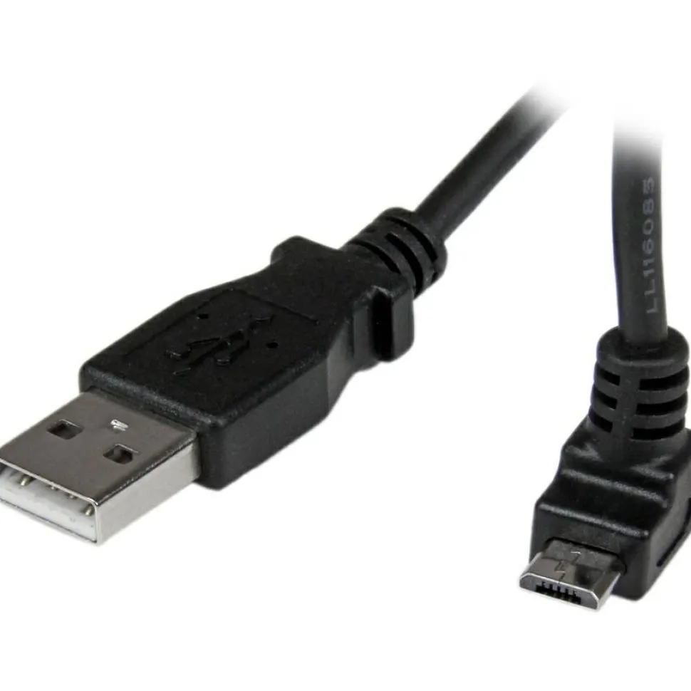 StarTech 1m Micro USB Cable - A to Up Angle Micro B