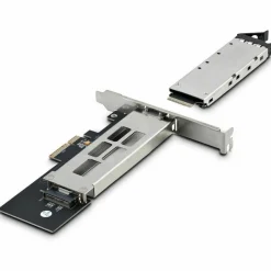 StarTech M.2 NVMe SSD to PCIe x4 Removable Mobile Rack for PCI Express Expansion Slot, Tool-less Installation, PCIe Hot-Swap Drive Bay